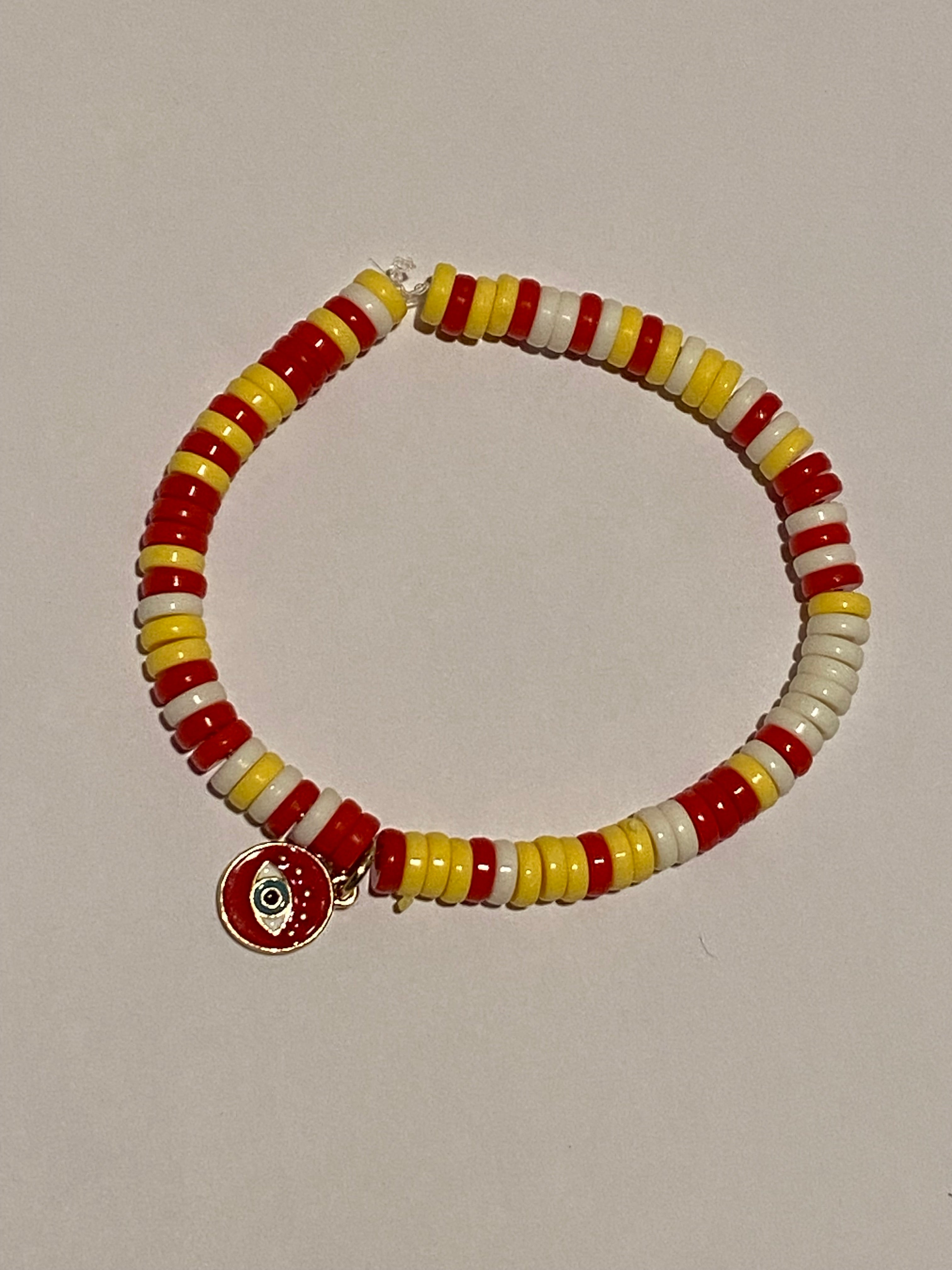 Guardian eye charm bracelet